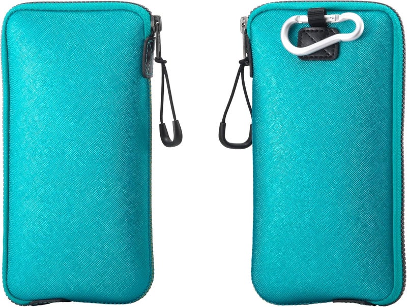 OneJoy Phone Sleeve Lightweight Cell Phone Pouch for Mobile Protection, Slim Fit and Durable, with Clip-on for Easy Carrying, Enough for 6.1" to 6.9" Cellphone [ Blue ] - Image 4